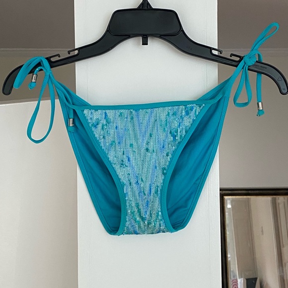 Victoria’s Secret sequin tie bikini bottom - Picture 1 of 3